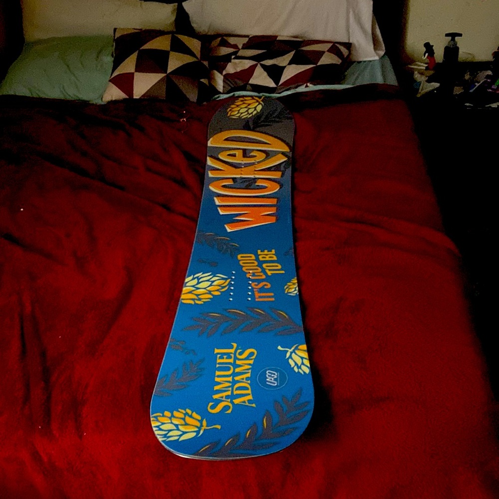 Special Limited Edition Samuel Adams Wicked Snowboard!